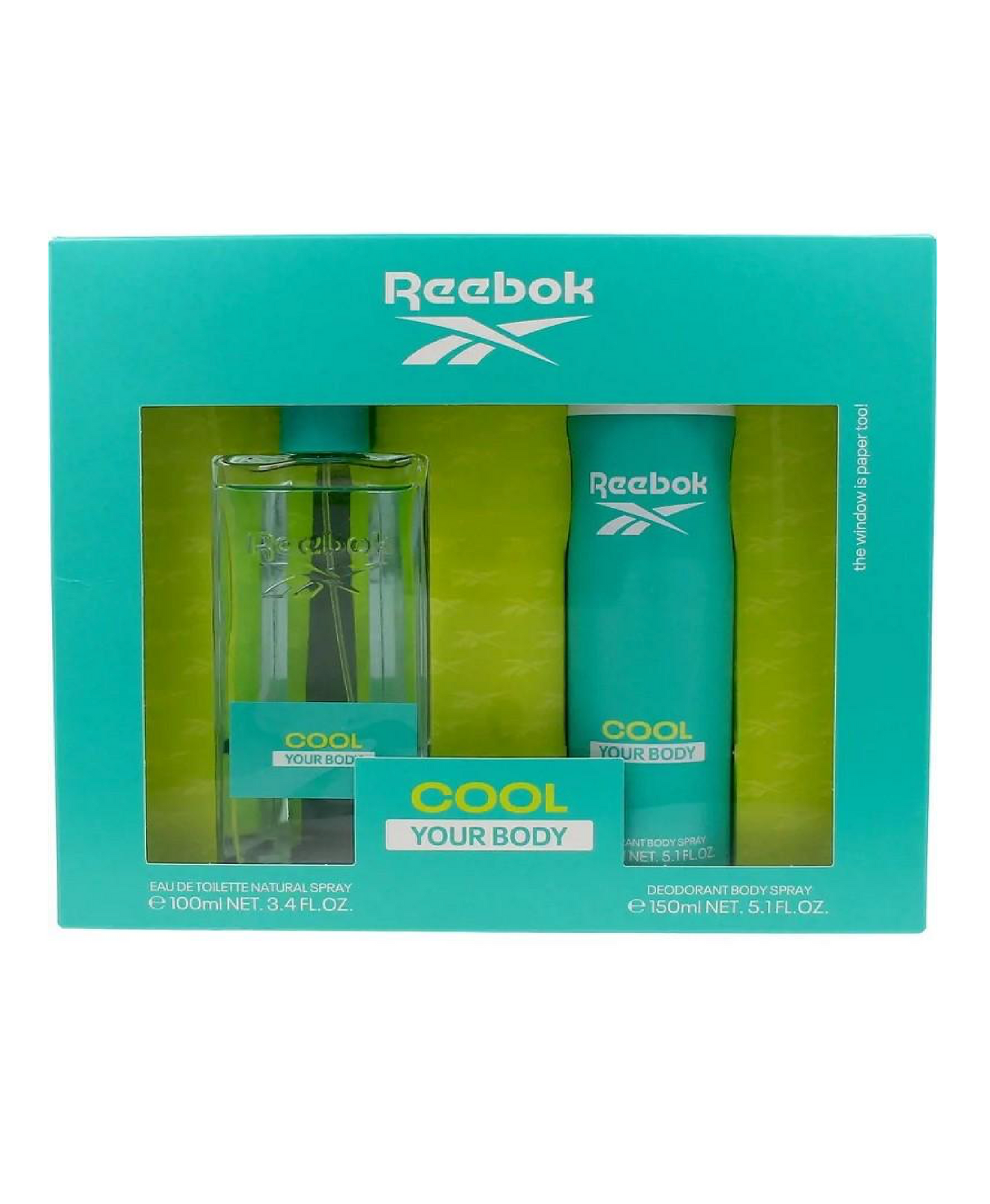 Reebok Cool Your Body Donna – Cofanetto EDT + Deodorante