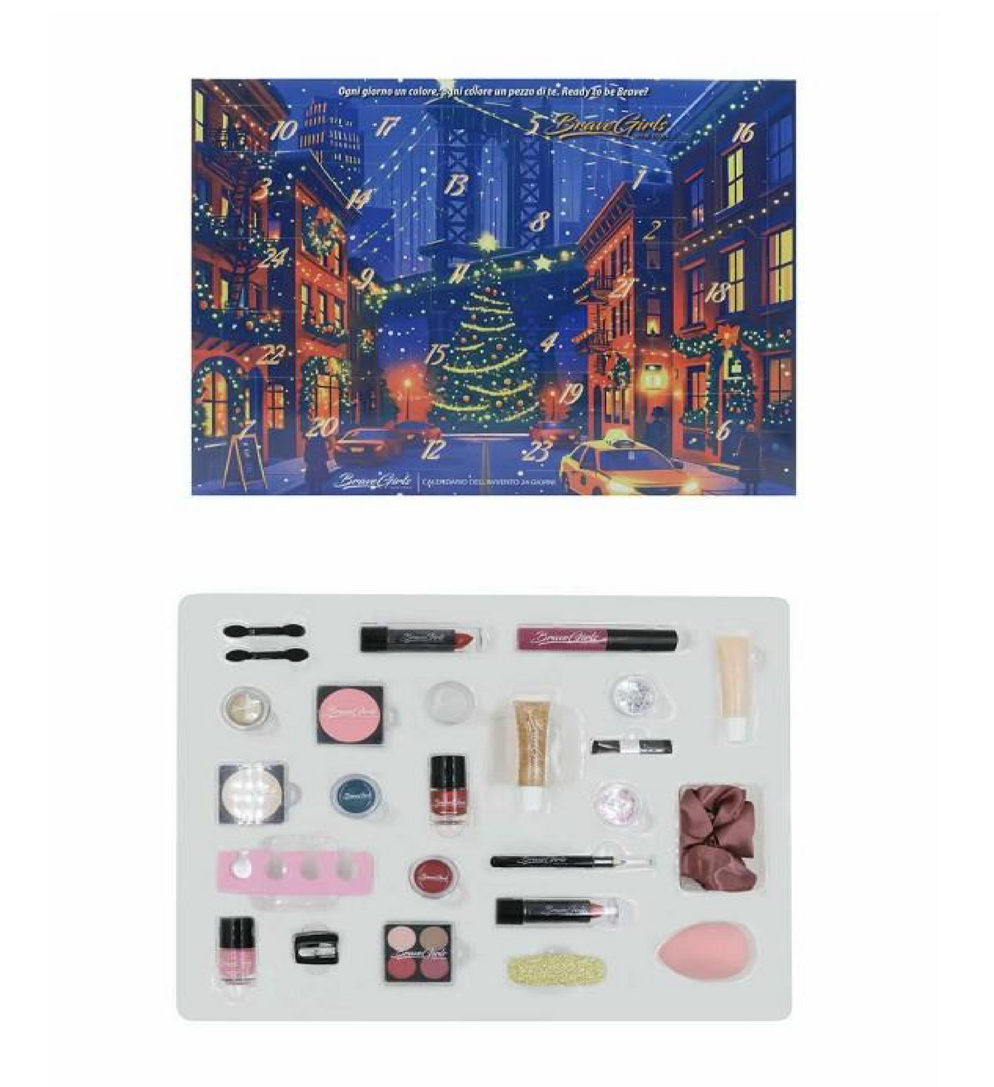 Calendario dell'Avvento 24 Giorni Make-up Beauty Box