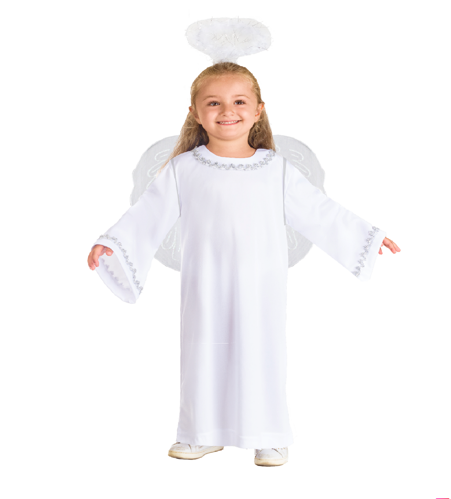 Costume Angelo Argento Tg 2/3 anni a 11/12 anni