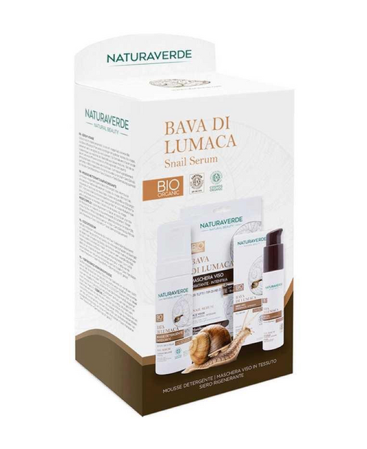 Cofanetto Bio Bava di Lumaca – Siero 60ml + Mousse + Maschera