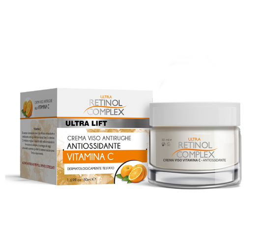 Ultra Lift Crema Viso Antirughe Antiossidante Vitamina C