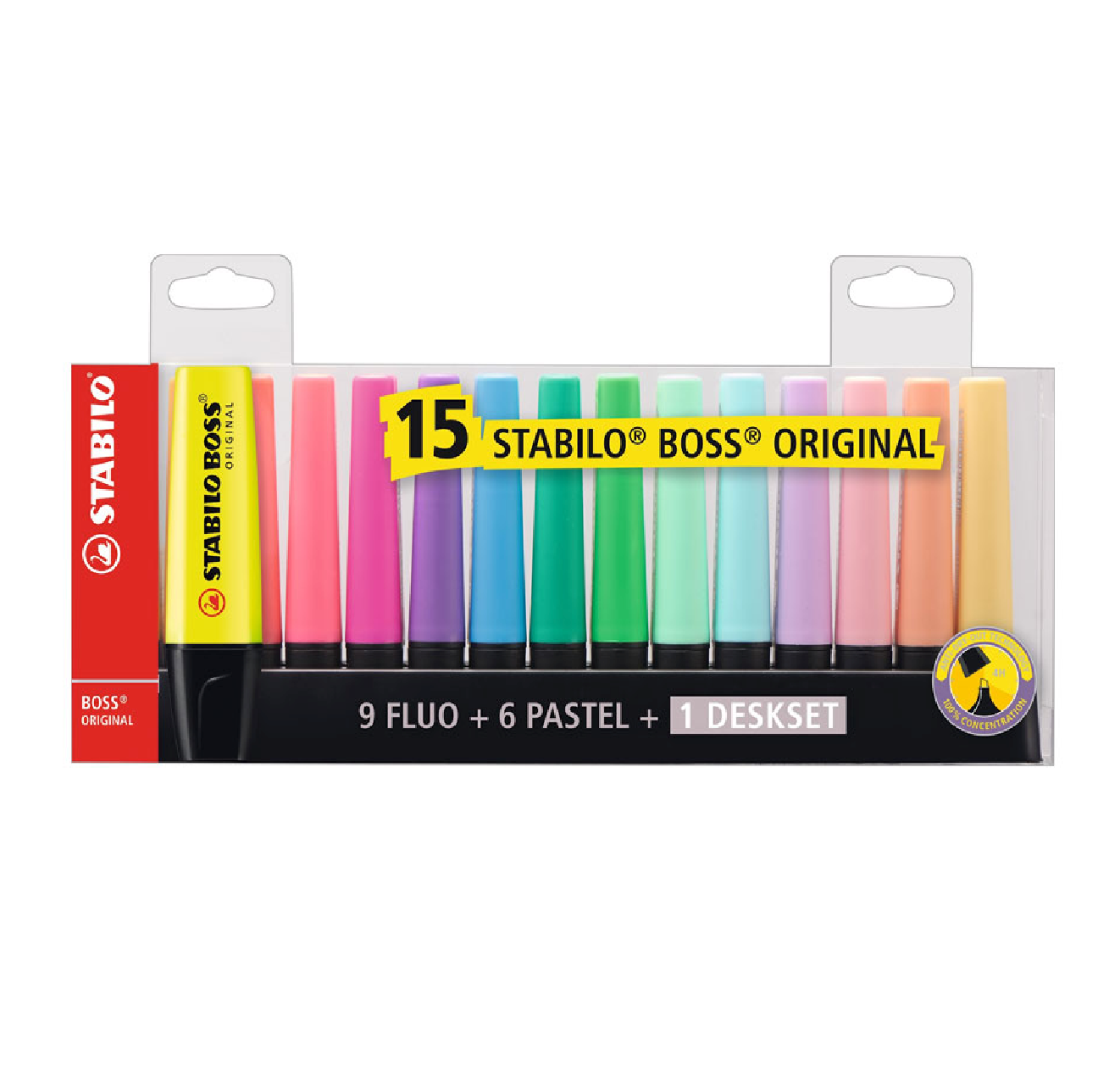 Evidenziatori Set Stabilo Boss Original 15pz