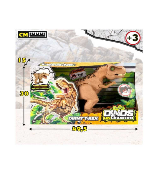Dinosauro T-Rex Gigante con Suoni e Movimento – Giocattolo Interattivo