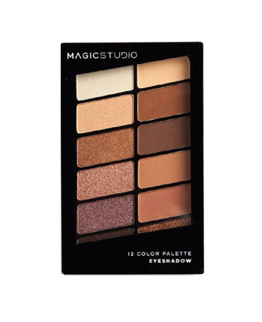 Palette Occhi 12 Ombretti – Tonalità Calde e Nude