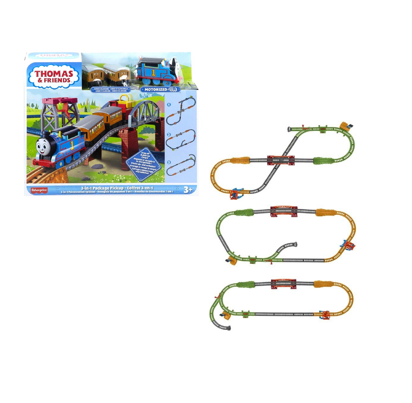 Trenino Thomas Pista Trasformabile 3in1