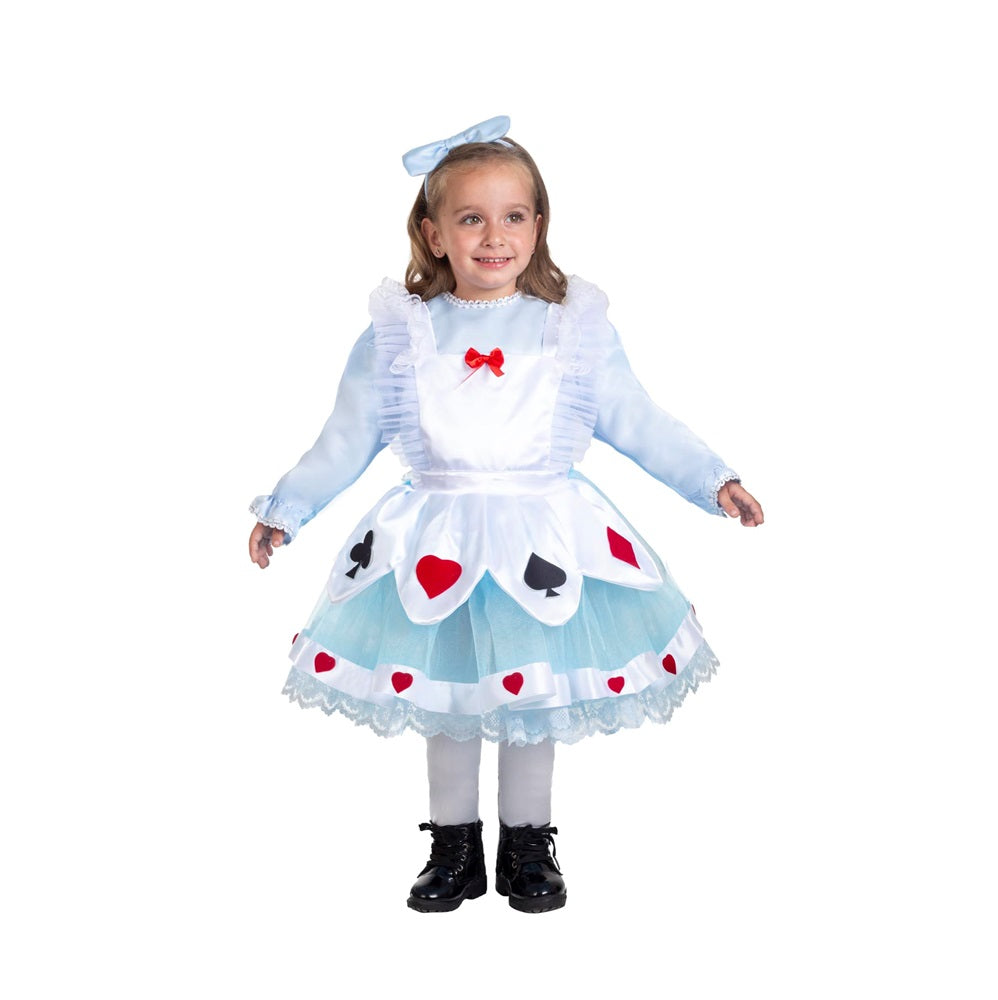 Costume Alice in Worderland Tg 3-4anni a 5-6anni