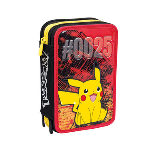 Astuccio 3 Zip Pokemon