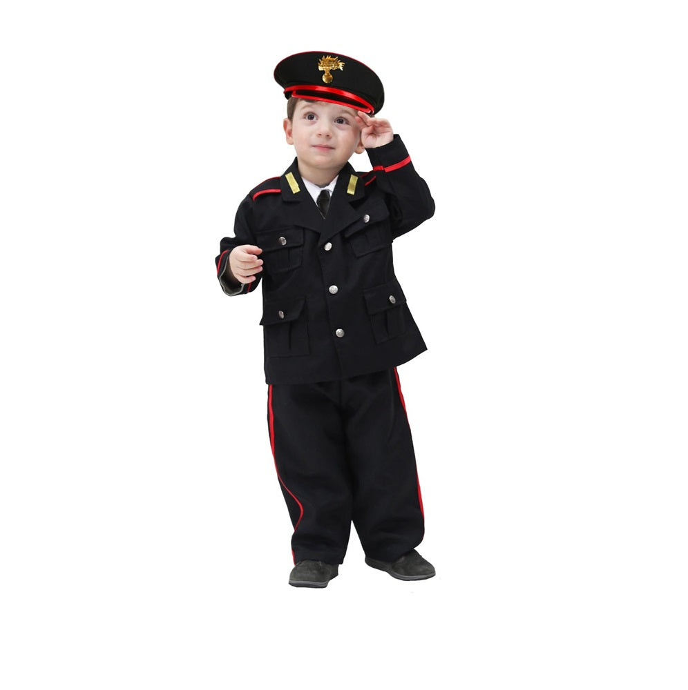 Costume Carabiniere Agente bambino Tg 13-18mesi a 25-36mesi
