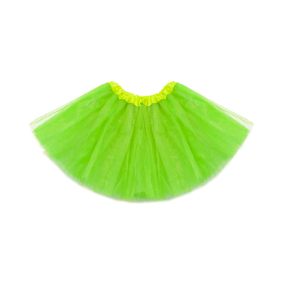 Gonna Tulle Verde Mela Adulto