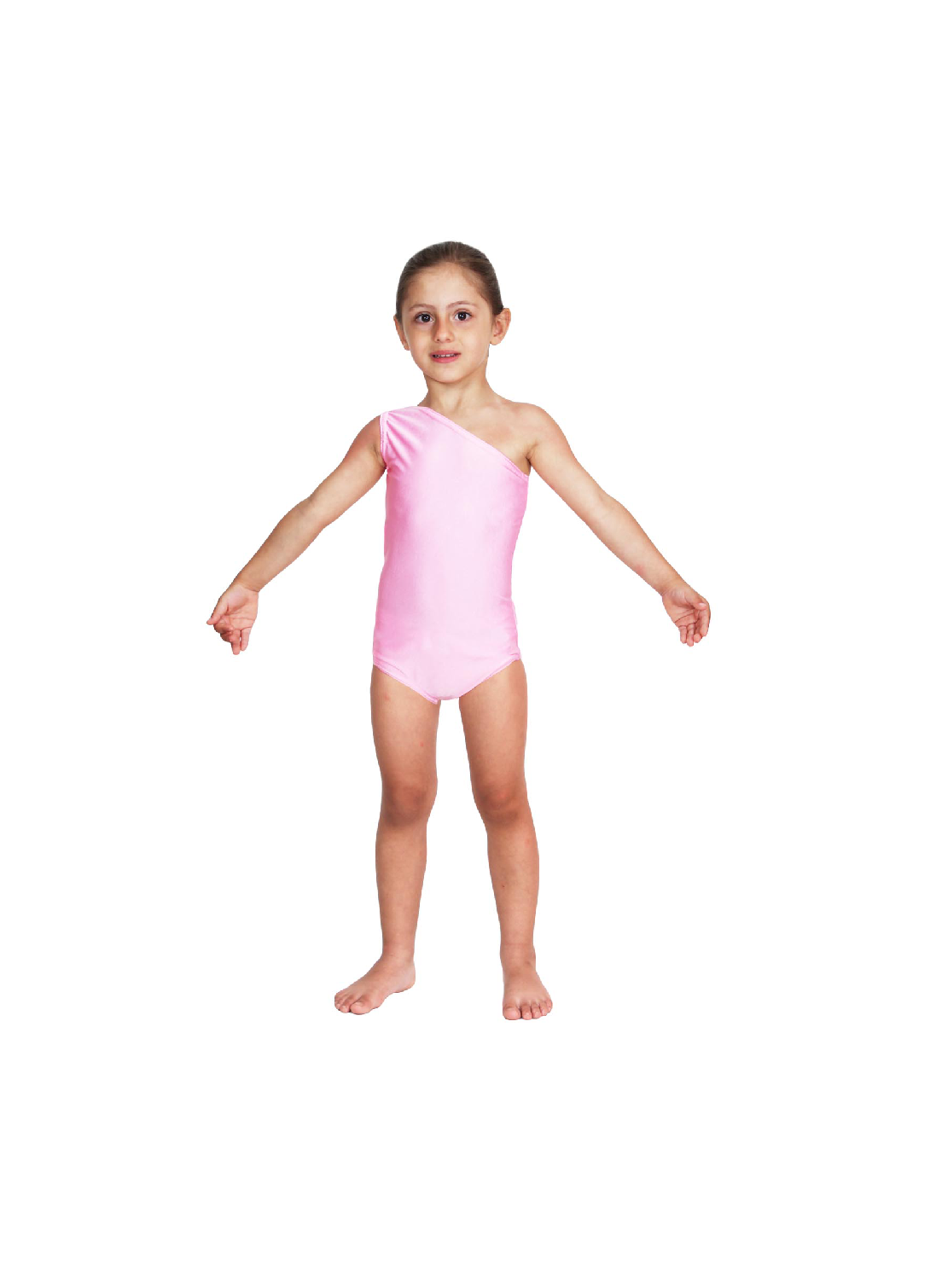 Body Danza Lycra Monospalla Rosa