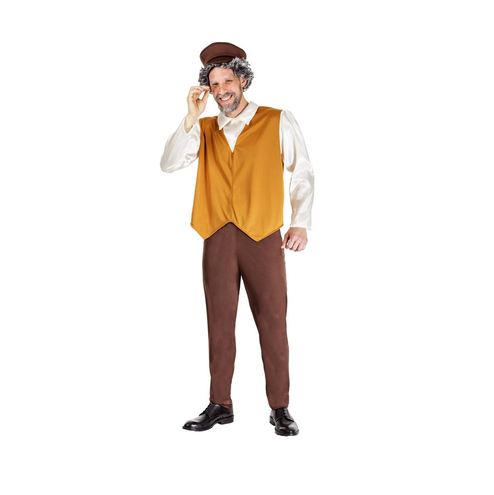 Costume Mastro Geppetto adulto Tg M e L