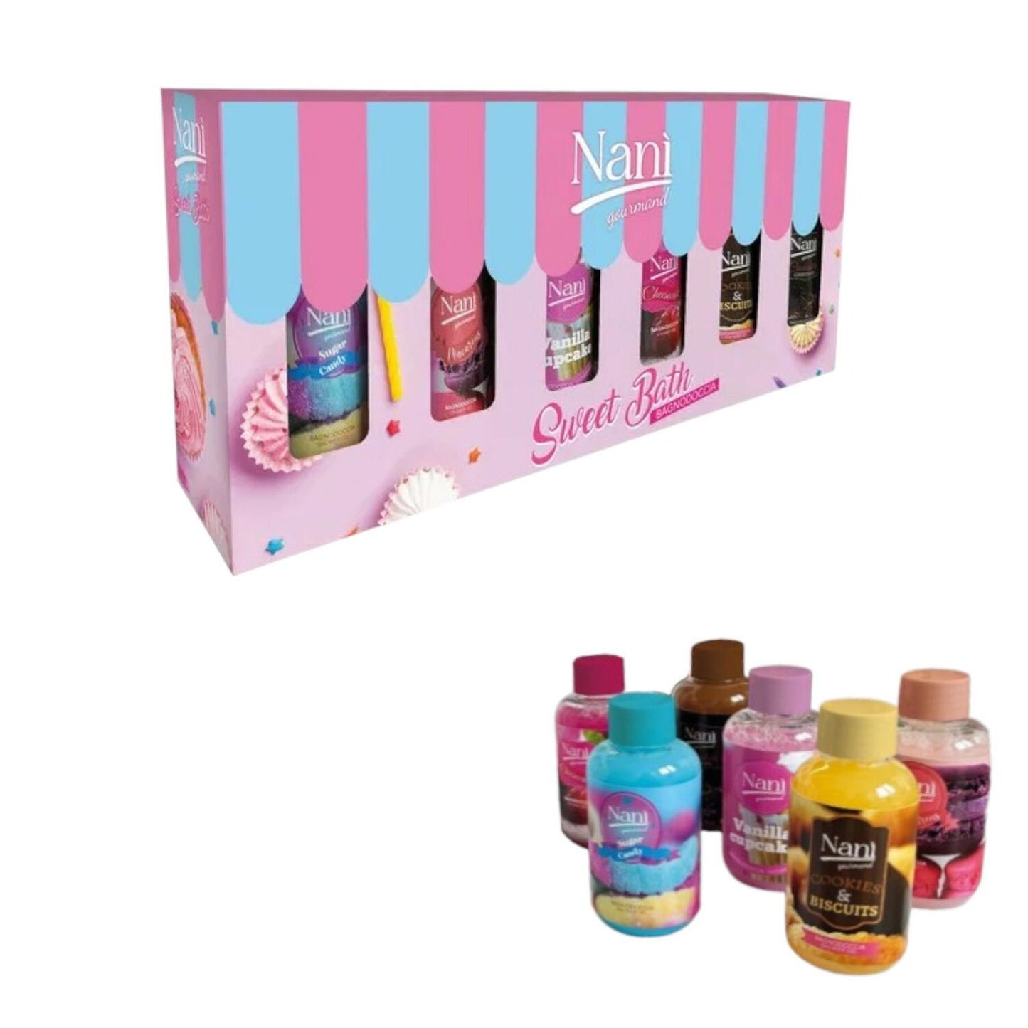 Cofanetto Sweet Bath Gourmand 6 Bagnodoccia 100ml