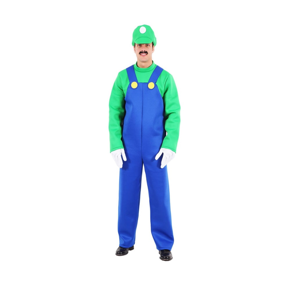 Costume Luigi  Adulto Tg XS a tg XL
