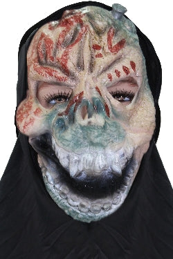 Maschera Demone spaventoso mostruoso vari volti Taglia unica