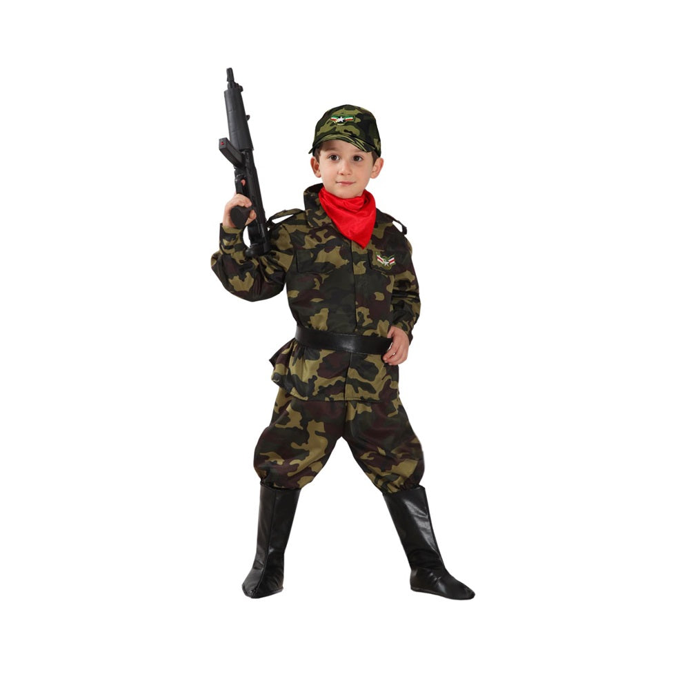 Costume Militare Bambino Tg 3-4anni e 4-5anni