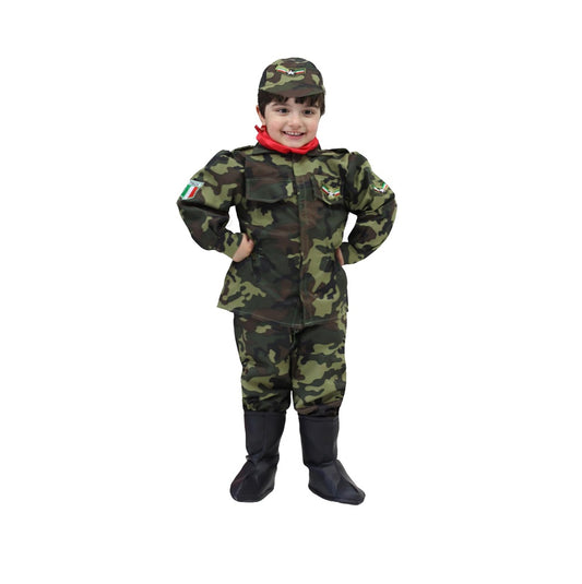 Costume Militare Neonato Tg 13-18mesi a 25-36mesi