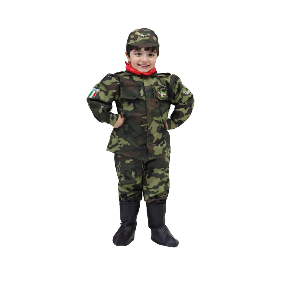 Costume Militare Neonato Tg 13-18mesi a 25-36mesi