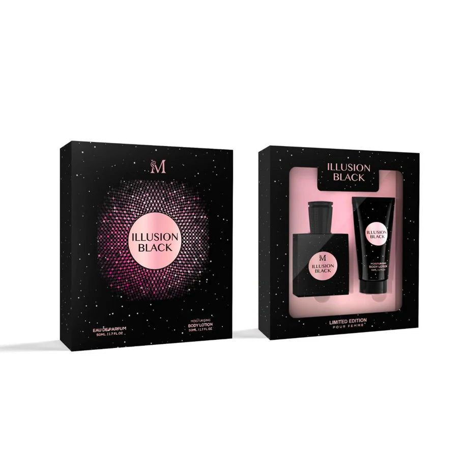 Cofanetto Illusion Black – Eau de Parfum + Body Lotion