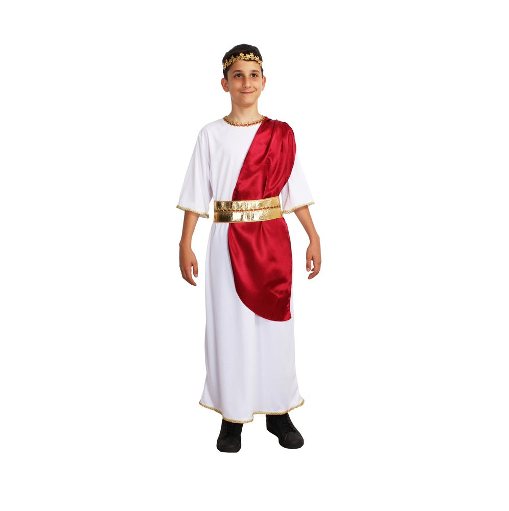 Costume Romano Bambino Tg 5-6anni a 12-13anni