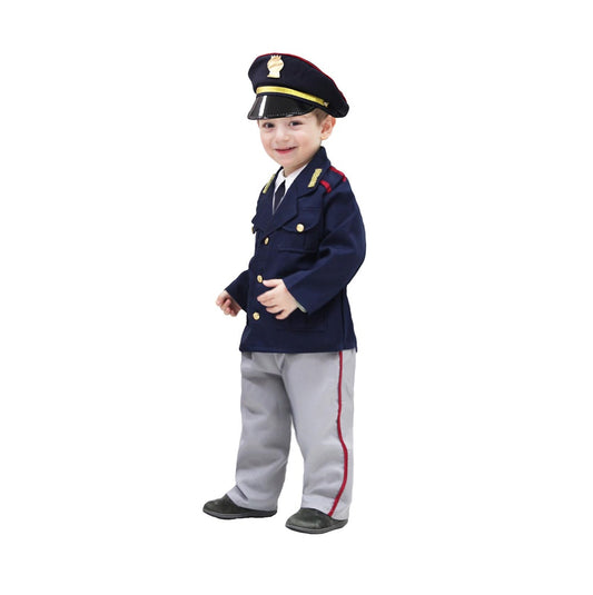 Costume Poliziotto Polizia Neonato Tg 13-18mesi a 25-36mesi