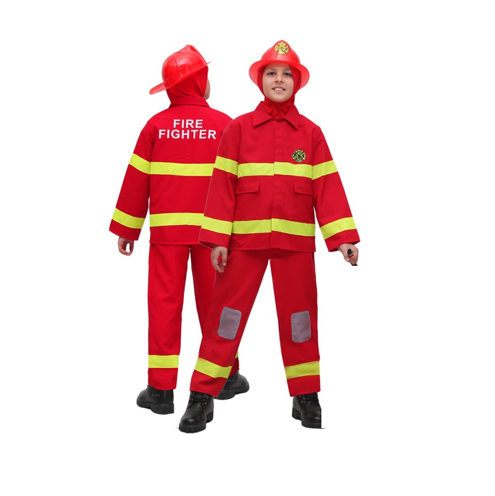 Costume Pompiere bambino Tg 5-6anni a 12-13anni