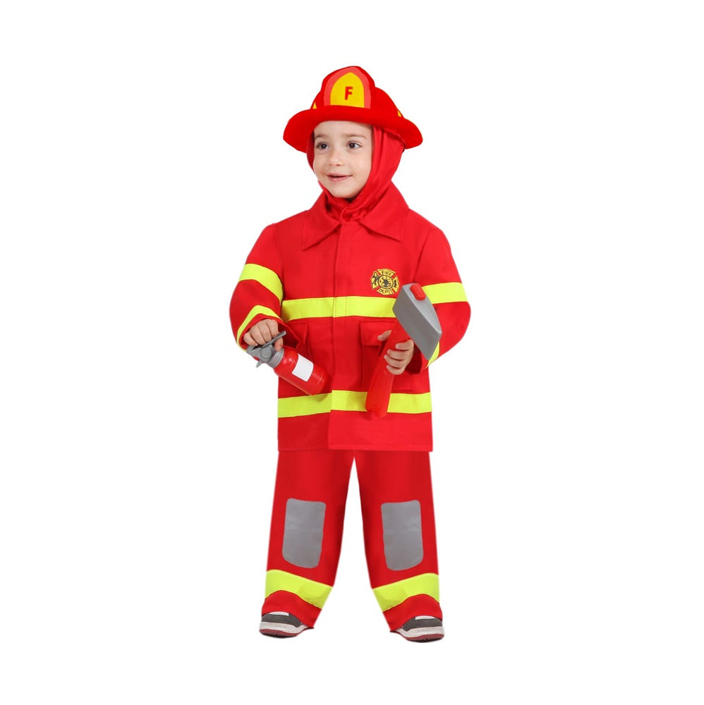 Costume Pompiere neonato  Tg 13-18mesi a 25/36mesi