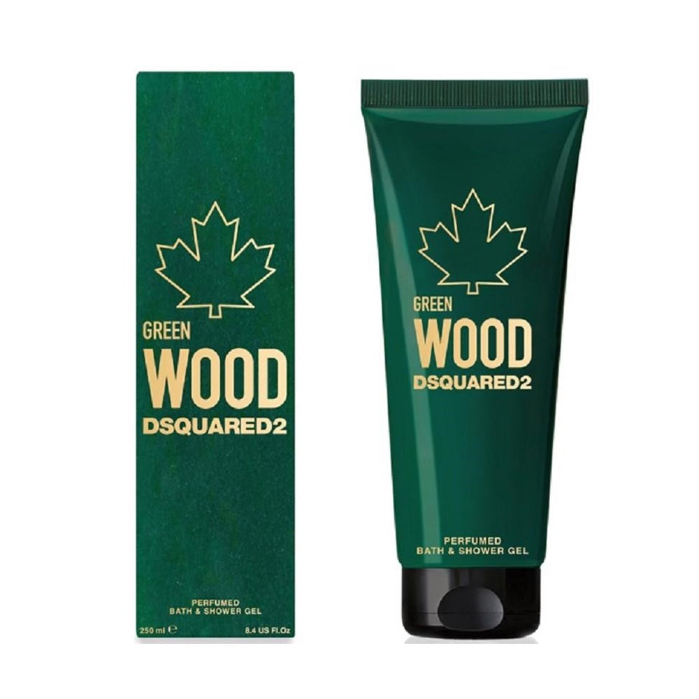 Green wood pour homme shower gel