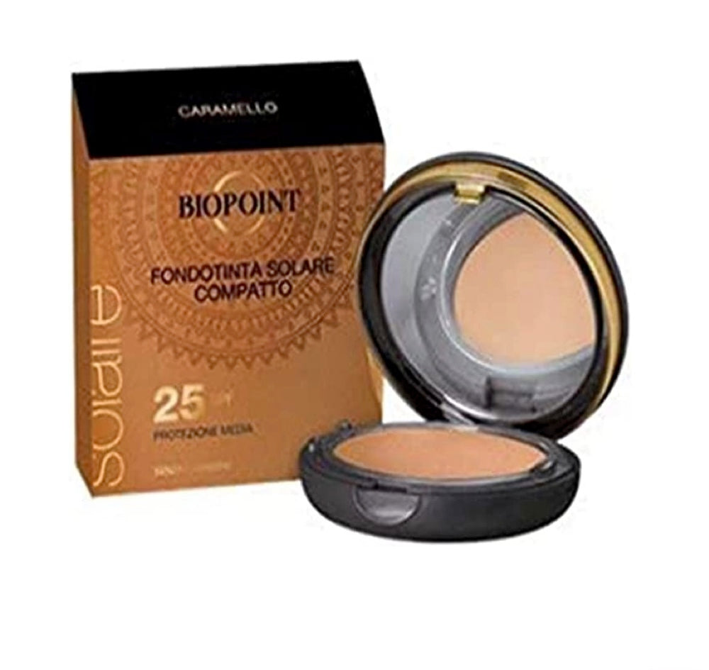 Biopoint Fondotinta Solare Compatto Spf 25 Caramello