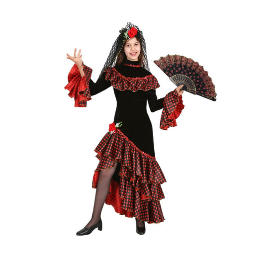 Costume Spagnola Tg 5-6anni a 12-13anni