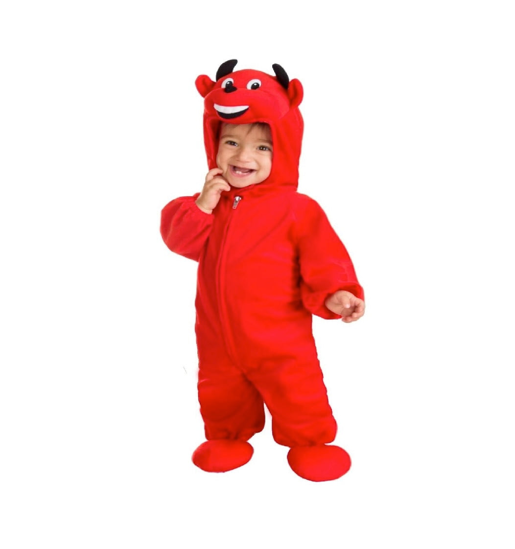 Costume Diavoletto bambino Tg 13/18 mesi a 4/5 anni