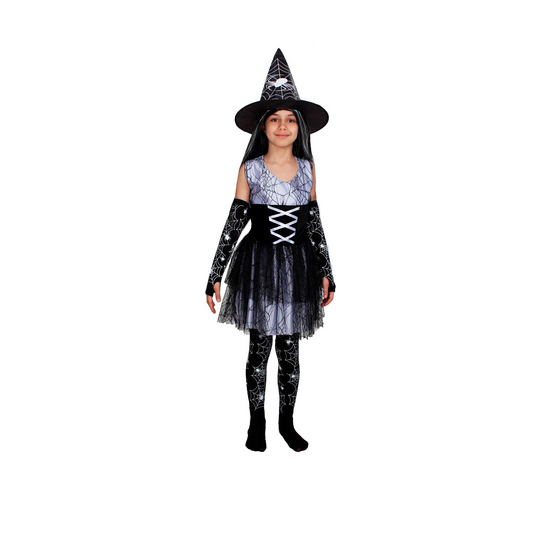 Costume Strega  Tg 5/6 a 11/12 anni