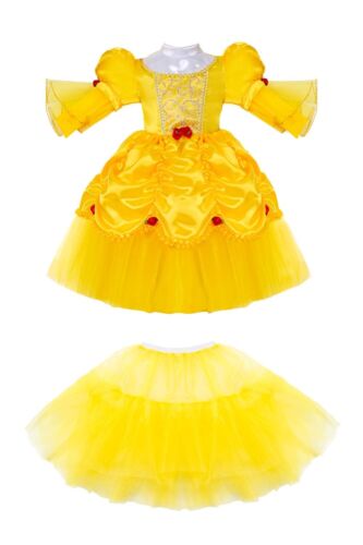 Costume pincipessa Belle (La Bella e la Bestia) pricipesse 10/12 mesi a 10-11 anni